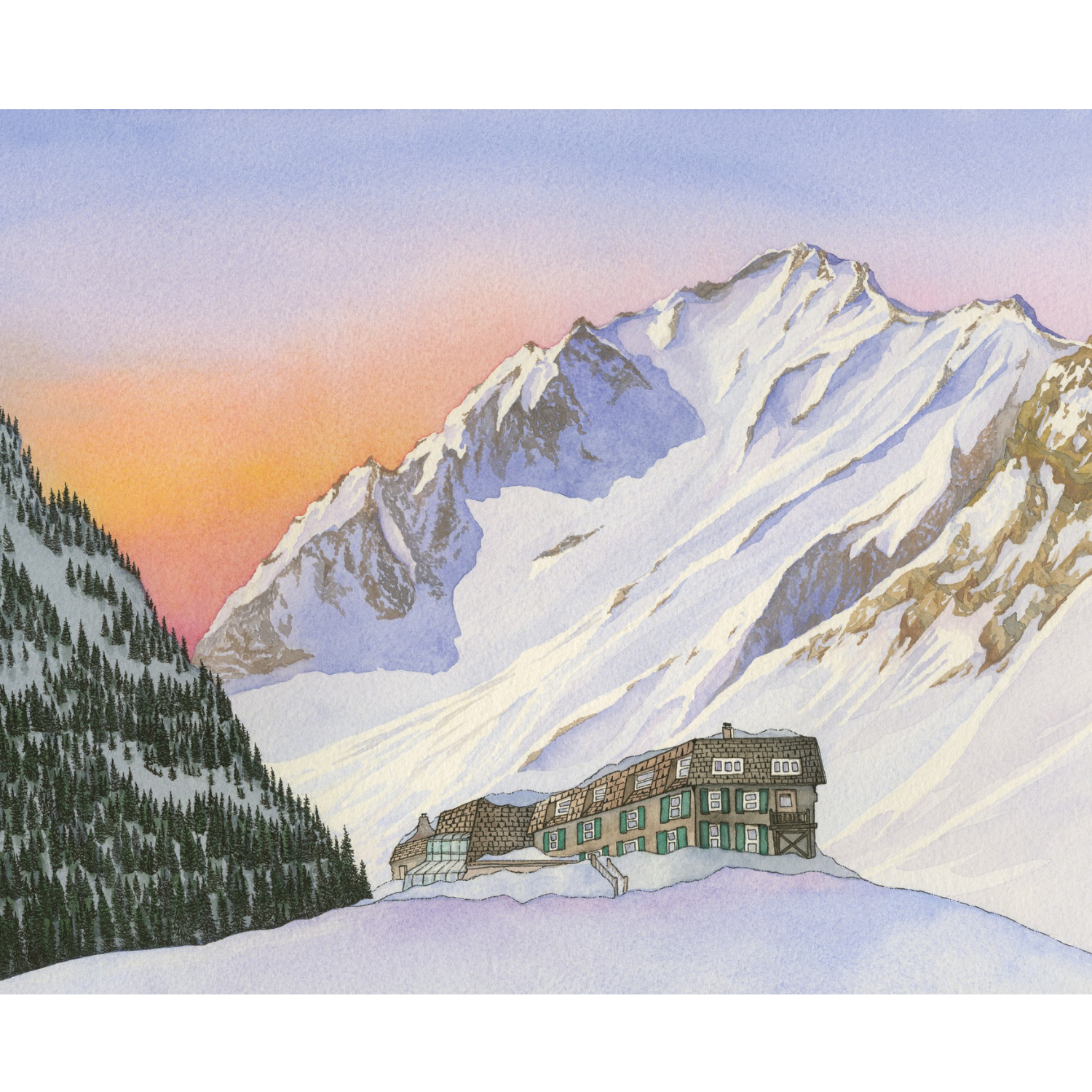 Art For Mountain Folk & Skiers — Kapowder Ink